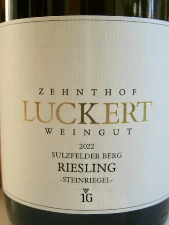 Luckert Sulzfelder Berg Riesling 'Steinriegel' trocken 2022