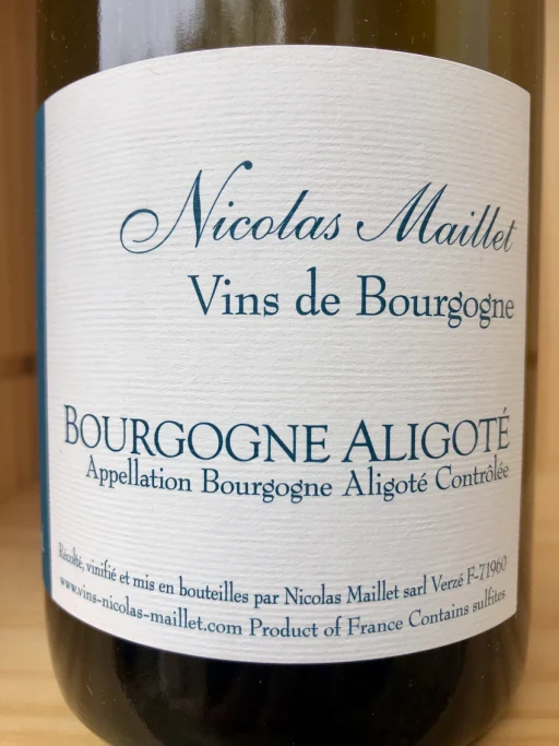 Nicolas Maillet Bourgogne Aligoté 2022