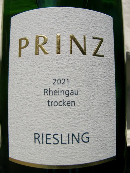 Prinz Rheingau Riesling QbA trocken 2021 (Liter)