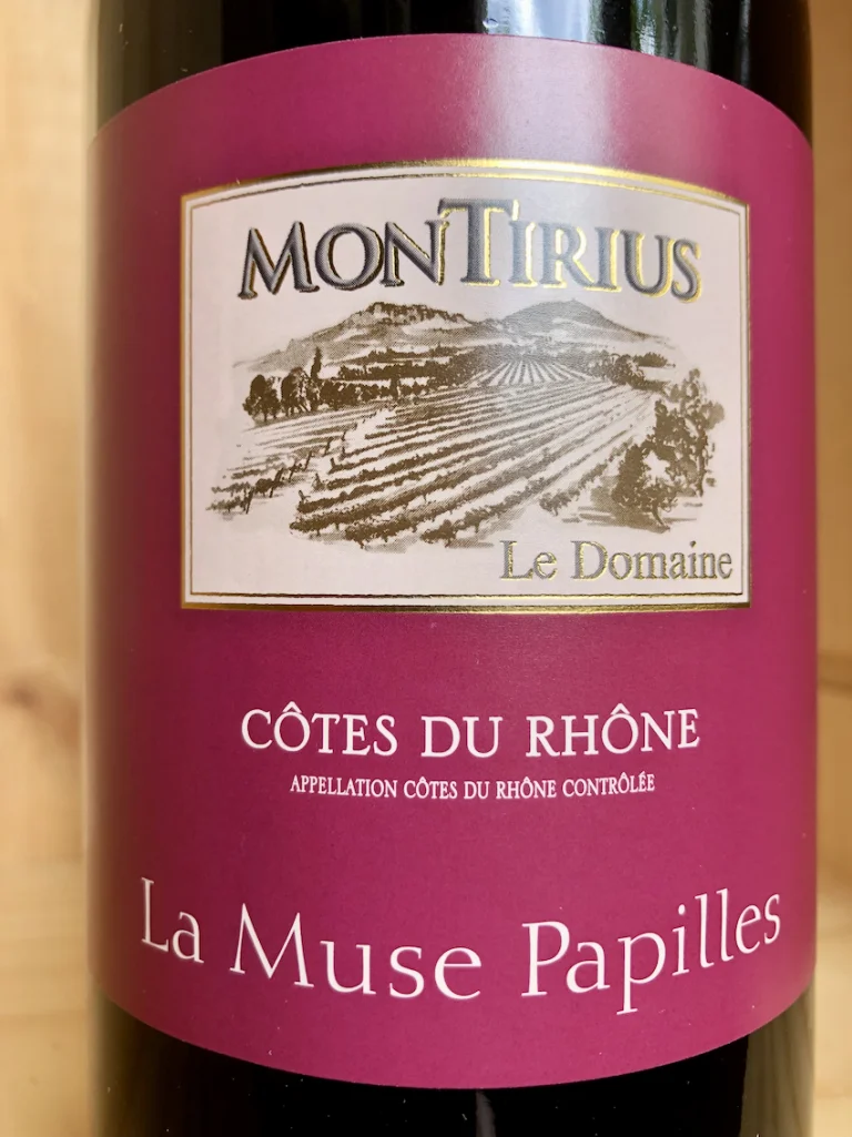 Montirius Côtes du Rhône 'La Muse Papilles' 2023