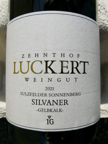 Luckert Sulzfelder Sonnenberg Silvaner 'Gelbkalk' trocken 2021
