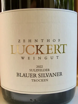 Luckert Sulzfelder Blauer Silvaner trocken 2022