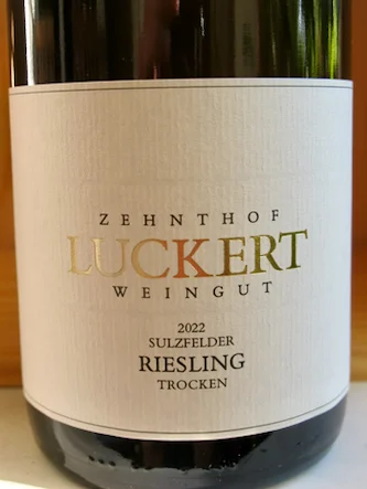 Luckert Sulzfelder Riesling trocken 2022